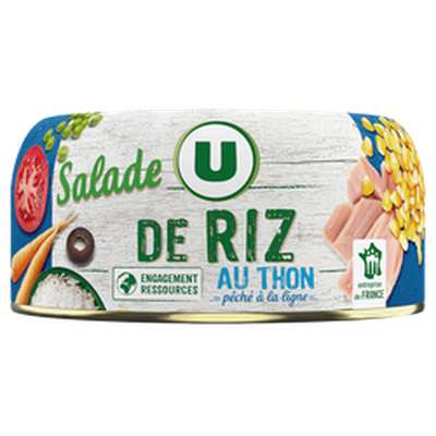 Salade de riz au thon, U (boîte de 250 g)