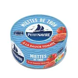 Miettes de thon à la sauce tomate démarche responsable, Petit Navire (140 g)