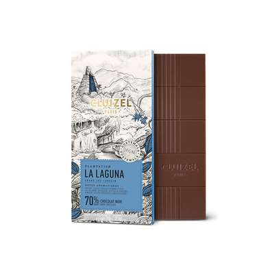 Tablette plantation La Laguna noir 70%, Cluizel (70 g)