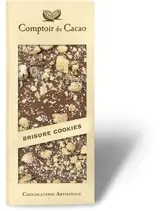 Tablette gourmande lait cookies, Comptoir Cacao (90 g)