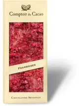 Tablette gourmande framboise Ruby, Comptoir Cacao (90 g)