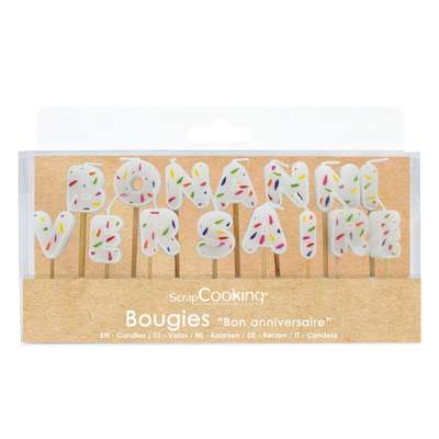 Bougies Bon Anniversaire, Scrapcooking