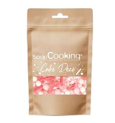Décors Sucrés Mix Rods Rose, Scrapcooking (70 g)