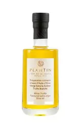 Préparation culinaire à base d'huile d'olive vierge extra et d'arôme truffe blanche, Plantin (25 cl)