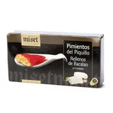 Pimientos del Piquillo, poivrons farcis à la brandade de morue, Miset (220 g)