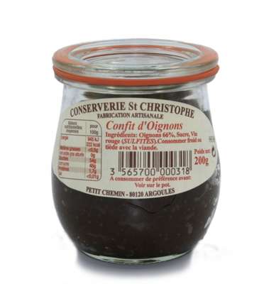 Confits d'oignons, Conserverie Saint Christophe (200 g)