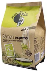 Ramen express, nouilles de riz demi-complet BIO, Autour du Riz (280 g)