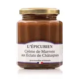 Crème de marrons aux éclats de châtaignes , L'Epicurien (330 g)
