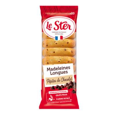 Madeleines longues pépites de chocolat, Le Ster (250 g)