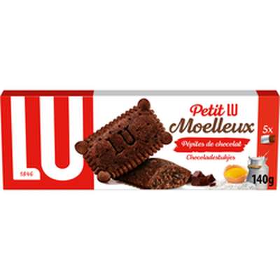 Petit Lu Moelleux Chocolat, Lu (x 5, 140 g)