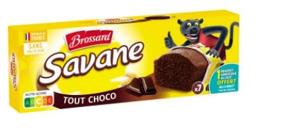 Savane tout chocolat pocket, Brossard (x 7, 210 g)