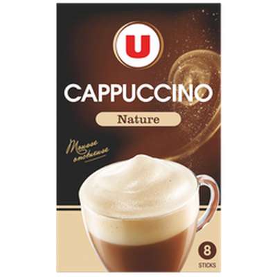 Cappuccino nature sans poudreuse de chocolat, U (112 g)