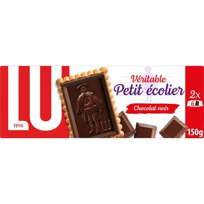 Petit écolier Chocolat noir, Lu (150 g)