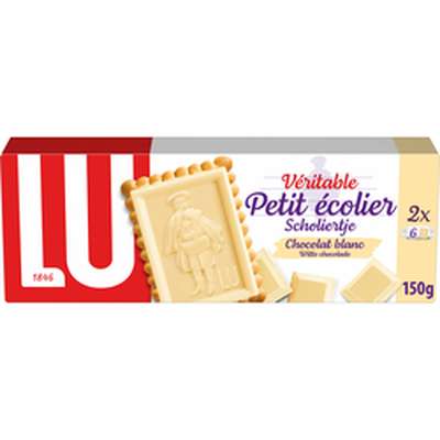 Petit écolier chocolat blanc, Lu (150 g)