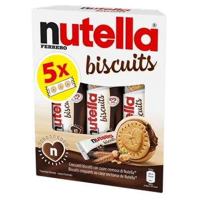 Biscuits, Nutella (5 x 3)
