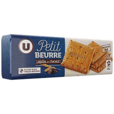 Petit Beurre aux pépites de chocolat, U (200 g)