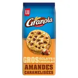 Granola extra cookies gros éclats de chocolat et amandes caramélisées, Lu (184 g)