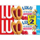 Barquettes à la framboise Lulu, Lu (2 x 120 g)
