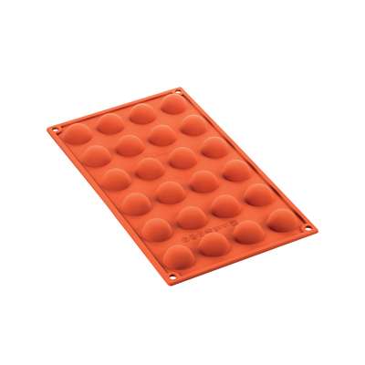 Moule silicone Demi-sphère x24, Silikomart