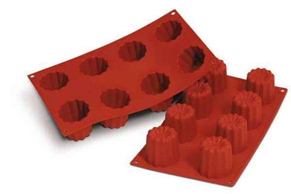 Cannelé - Moule silicone x8, Silikomart