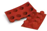 Cannelé - Moule silicone x8, Silikomart