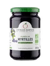 Purée myrtille BIO, Coteaux Nantais (350 g)