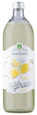 Kéfir frais de fruit - Citron BIO,  Kéfirade (75 cl)