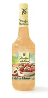 Sirop de pêche blanche, Moulin de Valdonne (75 cl)