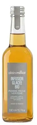 Infusion glacée pêche - verveine BIO, Alain Milliat (33 cl)