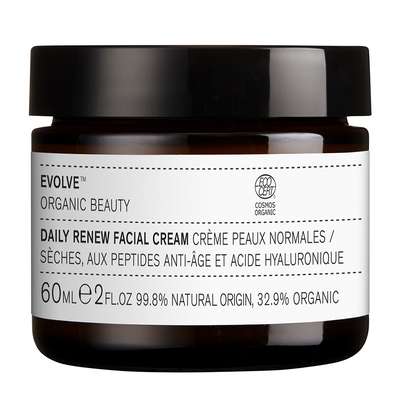Crème de jour hydratante Daily Renew BIO, Evolve (60ml)