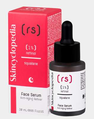 Sérum visage anti-âge rétinol 1% et squalane, Skincyclopedia (30 ml)