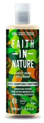 Après-shampoing karité et argan, Faith In Nature (400 ml)