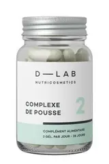 Complexe de Pousse, Croissance & Nutrition 1 mois, D-Lab Nutricosmetics