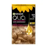 Coloration cheveux n°8.31 permanente blond doré cendré - Olia, Garnier
