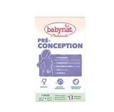 Complément Alimentaire Préconception - 1 mois, Babynat Maternité (60 gélules + 30 capsules)