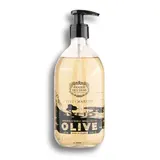 Savon liquide en verre rechargeable - Olive, Panier des Sens (490ml)