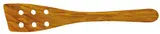 Spatule galbée trouée 30 cm bois d'olivier, Jean Dubost