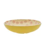 Saladier Mélamine jaune Pink Dots, Rice