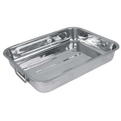 Plat à four en inox 35X26X6,5 cm, Créalys