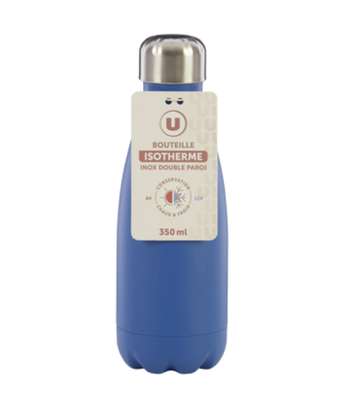 Bouteille isotherme bleu, U (350 ml)