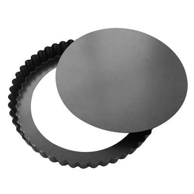 Moule à tarte fond amovible 32cm anti-adhésif, De Buyer