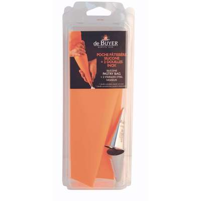 Poche à douille + 2 douilles inox, De Buyer