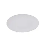 Assiette en fibres végétales gris clair  Ø25.5 cm, Point-Virgule