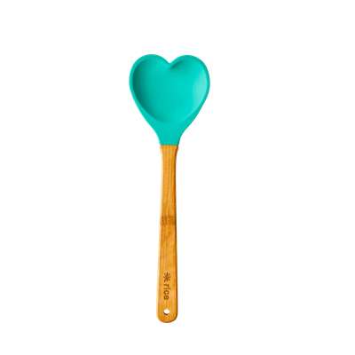 Cuillère Cœur en silicone Vert, Rice