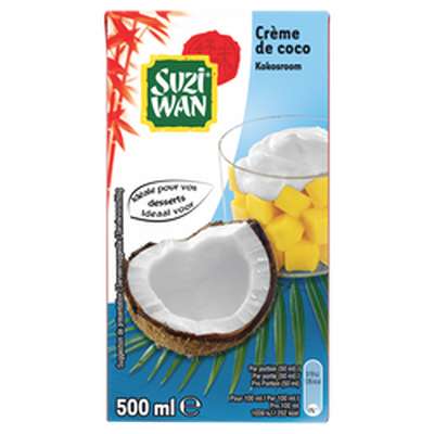 Crème de coco, Suzi Wan (500 ml)