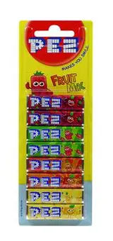 Recharges bonbons aux fruits pour distributeur, Pez (8 paquets, 68 g)