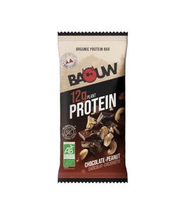 Barre protéinée BIO - chocolat et cacahuète, Baouw (50 g)