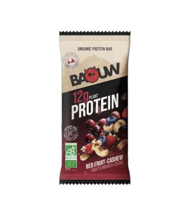 Barre protéinée BIO - cajou et fruits rouges, Baouw (50 g)