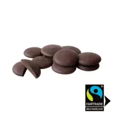 Palets de chocolat noir 70% équitable bio en sachet kraft
