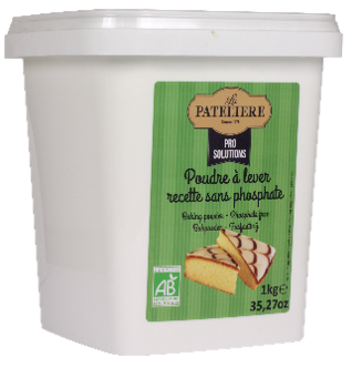 Poudre à lever sans phosphate bio